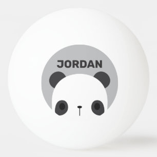 Bolinha De Ping Pong Urso Panda Bonito com Nome Personalizado