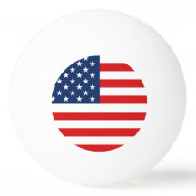 USA Flag Ping Pong Ball for Patriotic Play