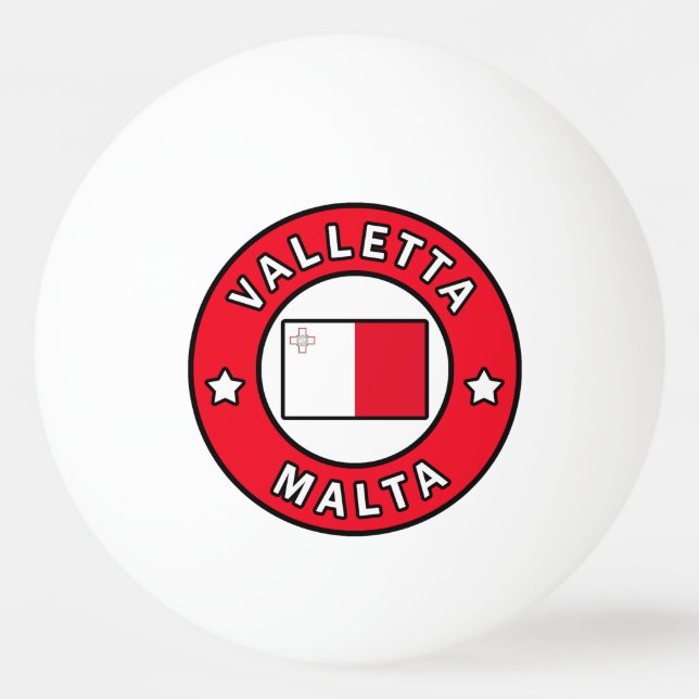 Bolinha De Ping Pong Valletta Malta (Frente)