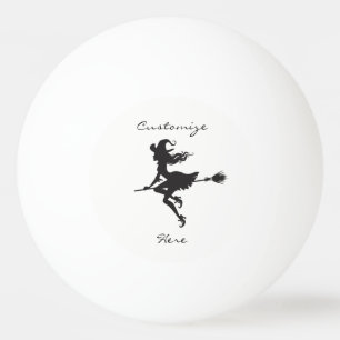 Bolinha De Ping Pong Vassoura o Dia das Bruxas Thunder_Cove da