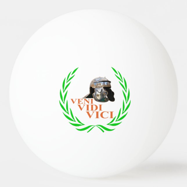 Bolinha De Ping Pong Veni Vidi Vici (Frente)