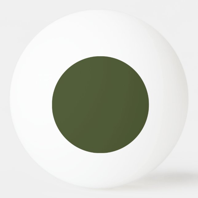 Bolinha De Ping Pong Verde Exército Cor Sólida (Frente)