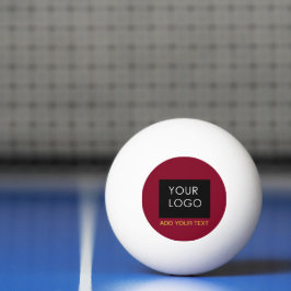 Bolinha De Ping Pong Vermelho brilhante Empresa personalizável adicione