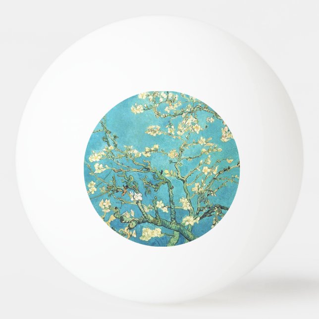 Bolinha De Ping Pong Vincent van Gogh Blossomong Almond Tree (Frente)