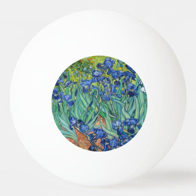 Bolinha De Ping Pong Vincent Van Gogh - Íris (Frente)