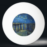 Bolinha De Ping Pong Vincent van Gogh - Noite Estrelada sobre o Ródano<br><div class="desc">Noite de Starry sobre o Rhone/Nuit etoilee sur le Rhone - Vincent van Gogh,  Oil on Canvas,  1888,  Arles</div>