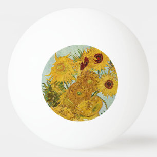 Bolinha De Ping Pong Vincent Van Gogh - Vase com Doze Girassóis