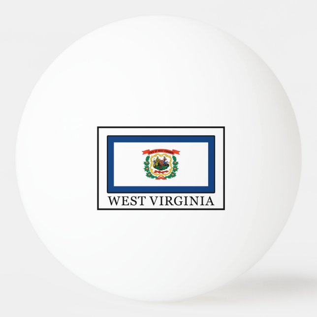 Bolinha De Ping Pong Virgínia Ocidental (Frente)