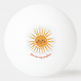 Bolinha De Ping Pong Você é meu sol