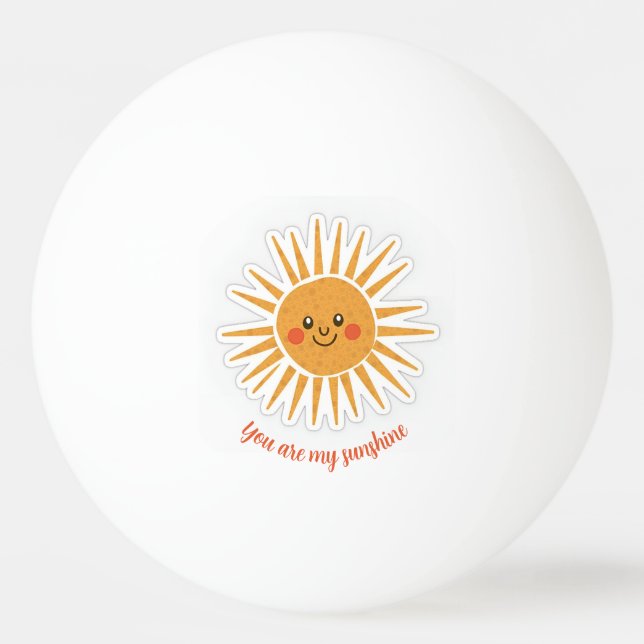 Bolinha De Ping Pong Você é meu sol (Frente)