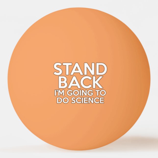 BOLINHA DE PING PONG VOLTE, EU VOU FAZER CIÊNCIA (Frente)