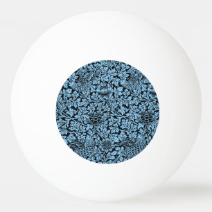 Bolinha De Ping Pong William Morris Floral Pattern Bird Flowers