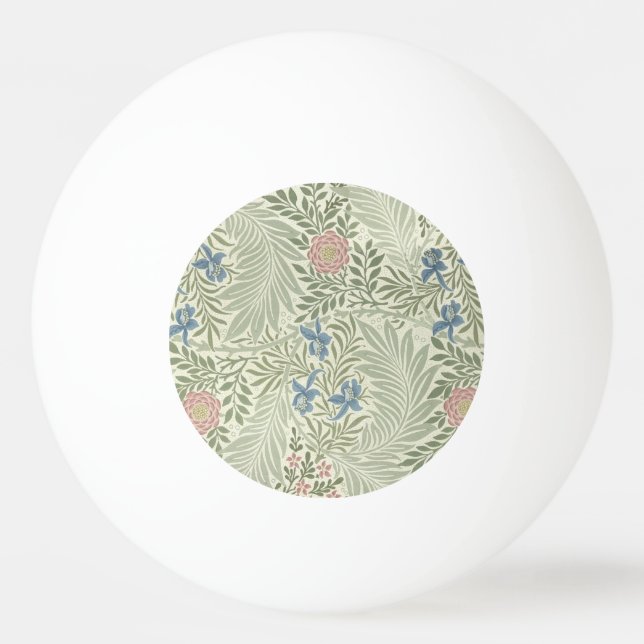 Bolinha De Ping Pong William Morris Larkspur Floral Wallpaper (Frente)