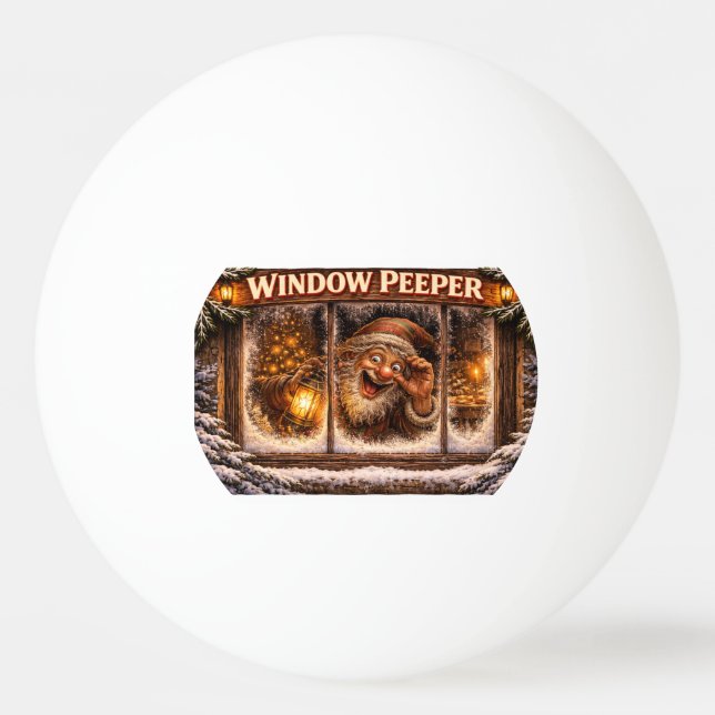 Bolinha De Ping Pong Window Peeper Icelandic Yule Lad  (Frente)