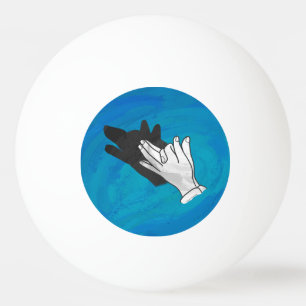 Bolinha De Ping Pong Wolf Shadow em Azul