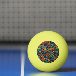 Bolinha De Ping Pong Wool Topped paisley