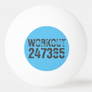 Bolinha De Ping Pong Worn out and scratched text Workout 247365 blue