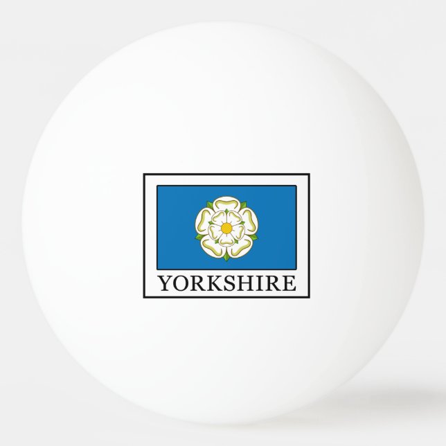 Bolinha De Ping Pong Yorkshire County Inglaterra (Frente)