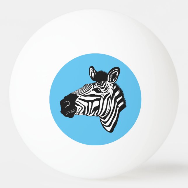 Bolinha De Ping Pong Zebra (Frente)