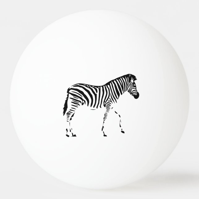 Bolinha De Ping Pong Zebra (Frente)