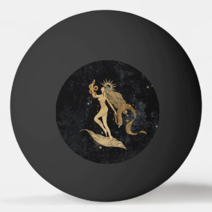 Bolinha De Ping Pong Zodiac Goddese Astrologia por Virgem Cósmica Dou