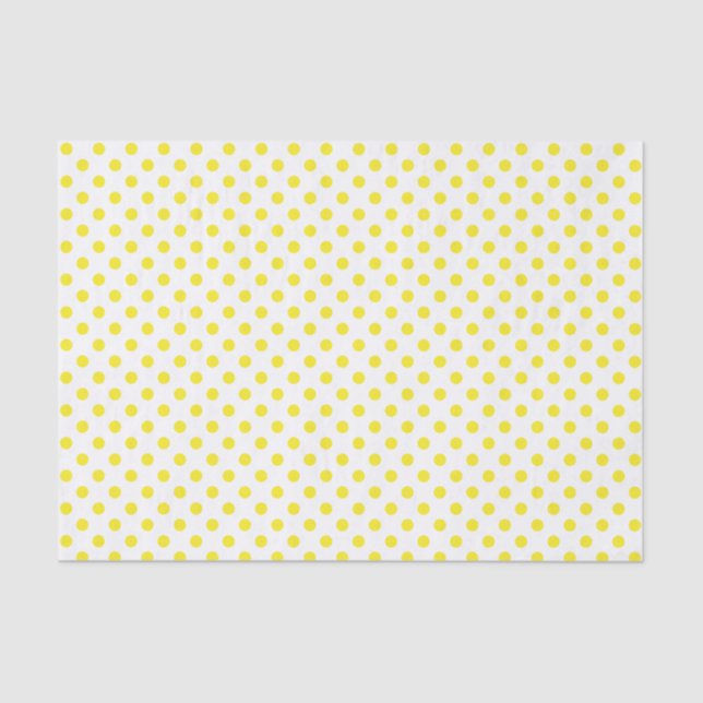 Bolinhas amarela no papel branco (Frente )