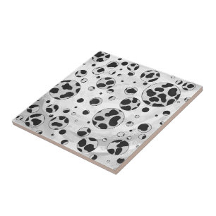 Bolinhas Dalmatian preto e branco