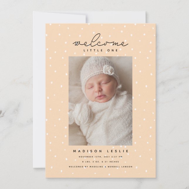 Bolinhas DE ANÚNCIO DE BEBÊ (Frente)