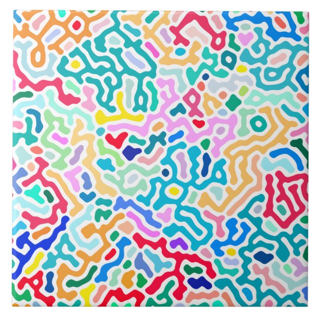 bolinhas Elegantes - Azul Oceano e Branco (Frente)