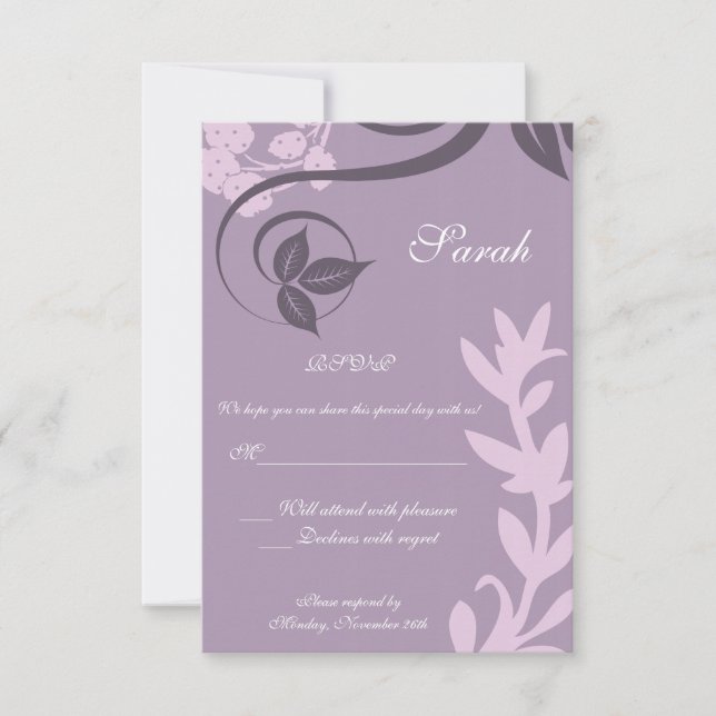 bolinhas floral roxa rsvp (Frente)