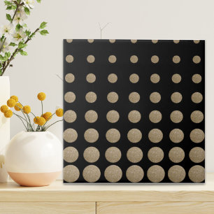 bolinhas geométricas minimalistas de ouro preto