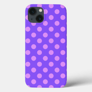 Bolinhas Lilac no periwinkle Case-Mate iPhone ca
