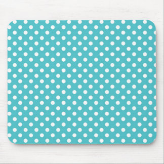Bolinhas médias azuis Mousepad de Curaçau
