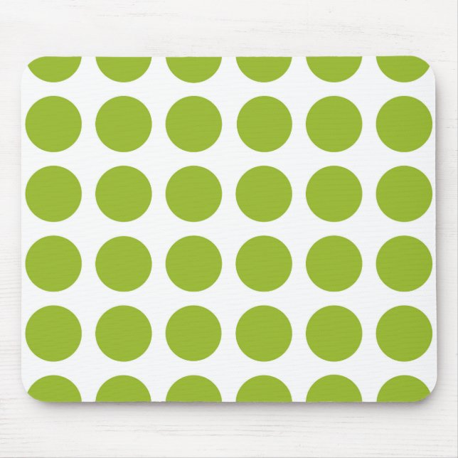 Bolinhas Mousepad do verde limão (Frente)