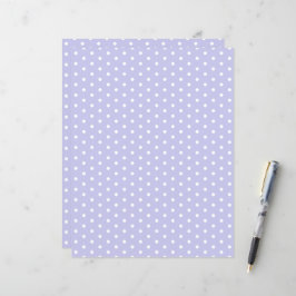 Bolinhas Patterno Pastel Violet Scrapbook Paper