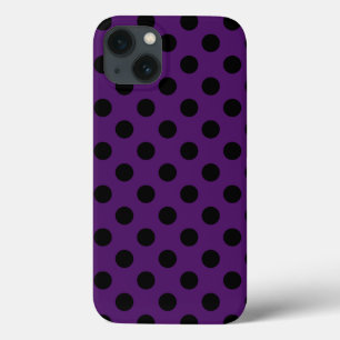 Bolinhas pretas em plum roxo Case-Mate iPhone c
