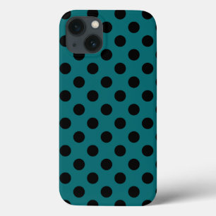 Bolinhas pretas na capas de iphone do gabinete lac