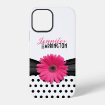 Bolinhas Rosa-Chic Gerbera Daisy
