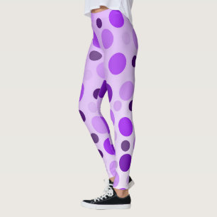 Bolinhas Roxas, Leggings Damas
