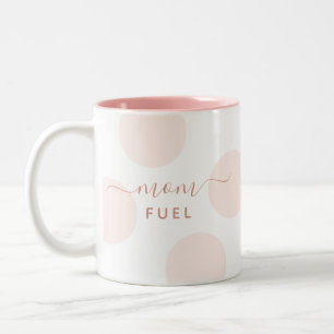 Bolinhas   Simples caneca personalizada para mãe