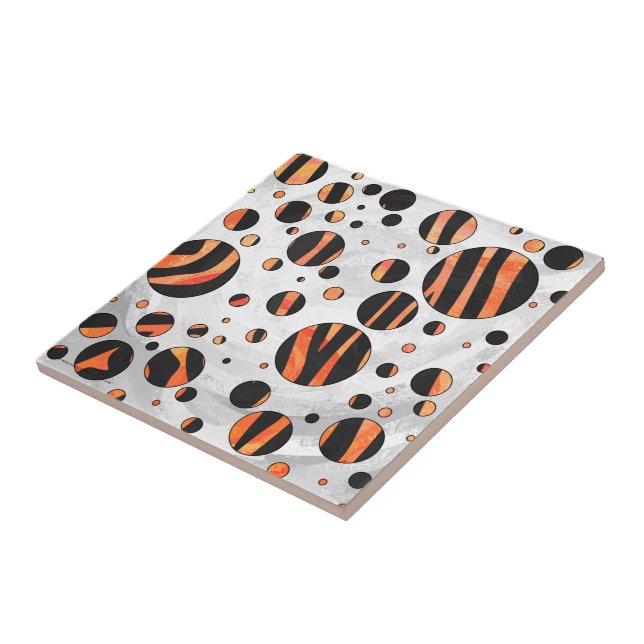 Bolinhas Zebra Black e Orange (Lateral)