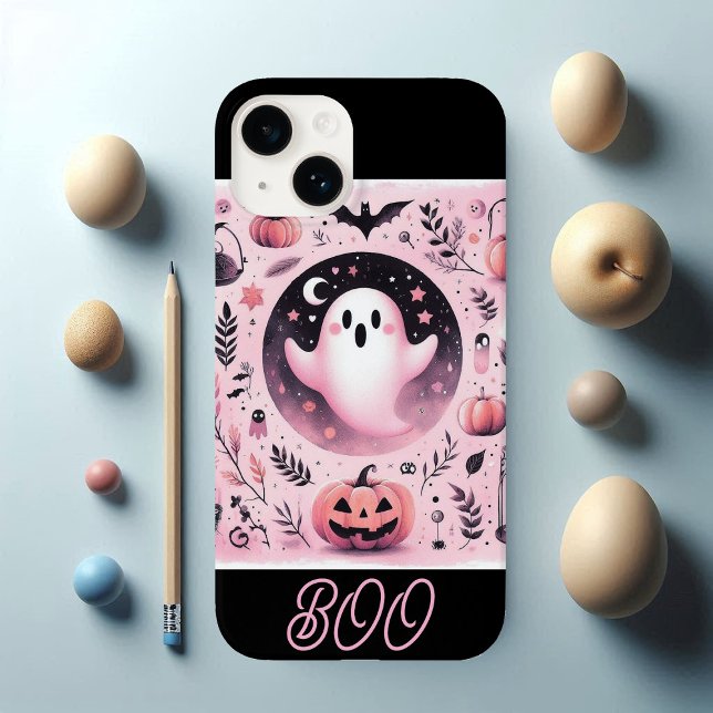 Bolinho Amigável, Spooky Jack O Lanterns Pastel (Funky Friendly Boo Spooky Jack O Lanterns Pastel Case-Mate iPhone Case)