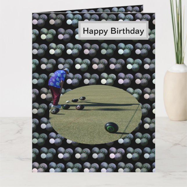 Bolinhos De Aniversário Grandes, Cartão De Anivers (Frente)