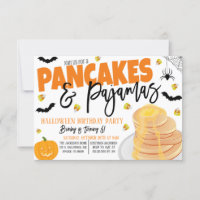 Bolinhos De Halloween E Convite De Pijamas