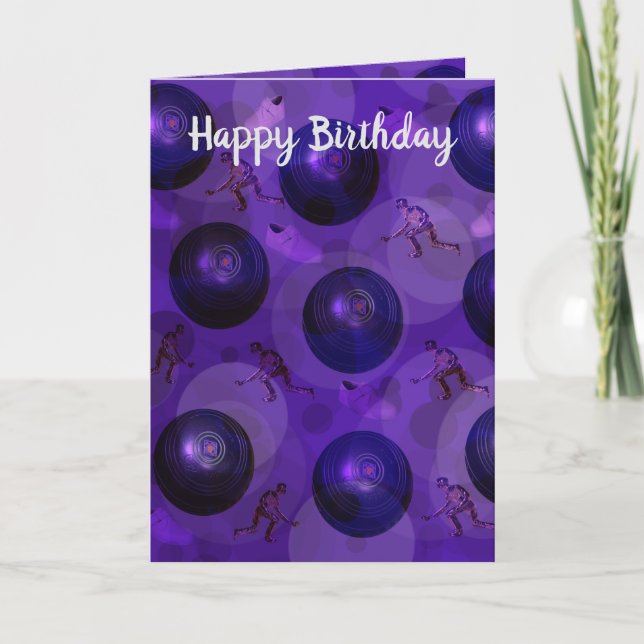 Bolinhos De Leão Roxo Inspirou Cartão De Aniversár (Frente)