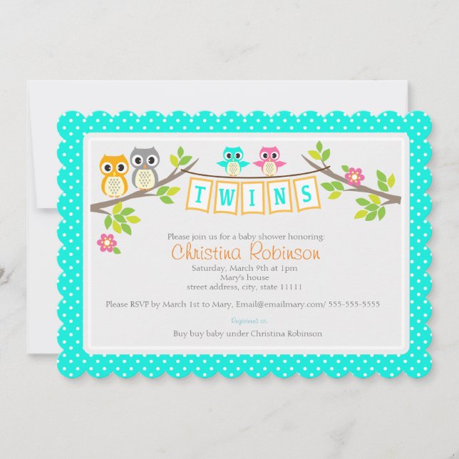 bolinhos giros chá de fraldas 5 x 7 cartão de conv (Frente)