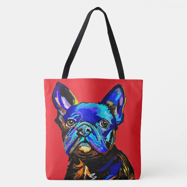 Bolldog Tote Bag Francês (Frente)