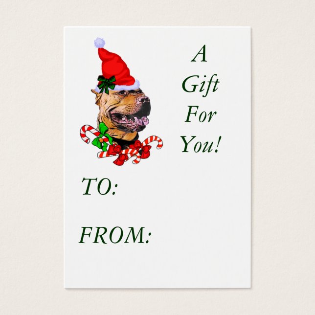 Bolo Americano Terrier Pitbull Natal Gif... (Frente)