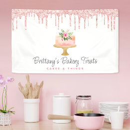 Bolo Blush Rosa Glitter Coloca Pasteira Chef