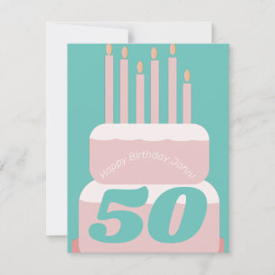 Bolo de Aniversário Andarilho Rosa Qualquer Idade